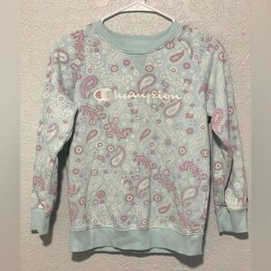 Champion Girls Sweatshirt Size Youth Large